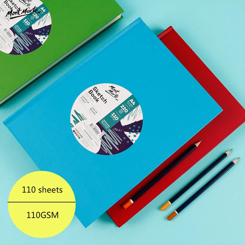 A4 A5 Watercolor Paper 110 Sheets 110gsm Professional Sketchbook Painting Drawing Artist Tracing for Calligraphy |
