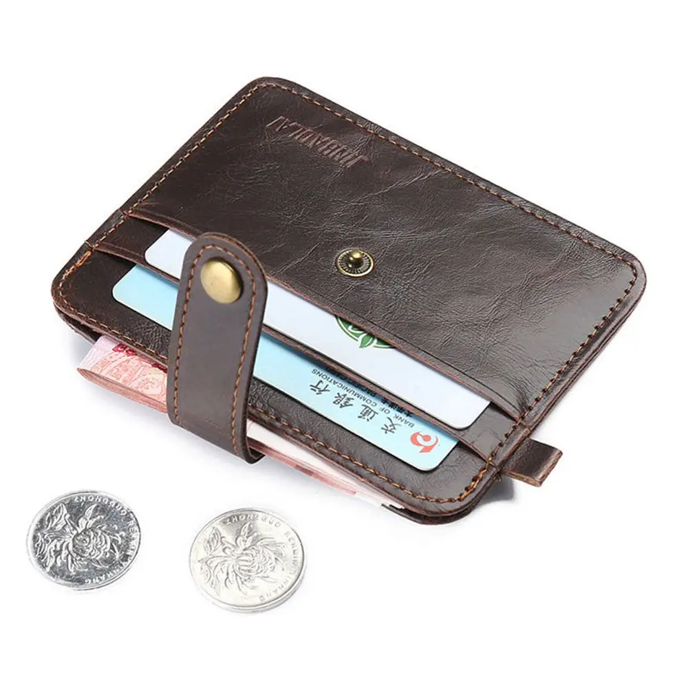 Slim RFID Blocking Leather Wallet Credit ID Card Holder Purse Money Case for Men Women 2019 Fashion Bag