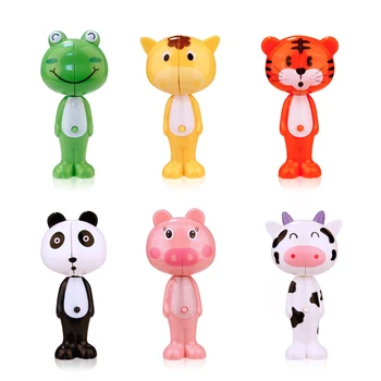 

Baby Toothbrush Silicone Toothbrush Kids Animal Telescopic Toothbrush Soft Bristle Toothbrush Mouth Clean Teether Training