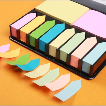 

Commercial Stationery Storage box Memo Pad Bookmarks Creative Work Plan Sticky Notes Office School Supplies Paper Stickers