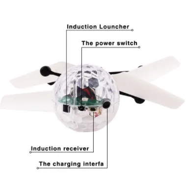 mini drone RC Helicopter Aircraft Flying Ball flying toys Ball Shinning LED Lighting Quadcopter Dron fly Helicopter Kids toys