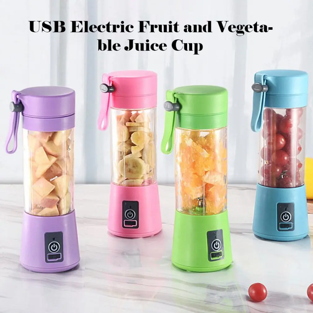 Портативная USB перезаряжаемая соковыжималка для фруктов ручной смузи, блендер, Мини Портативная чашка для сока и воды