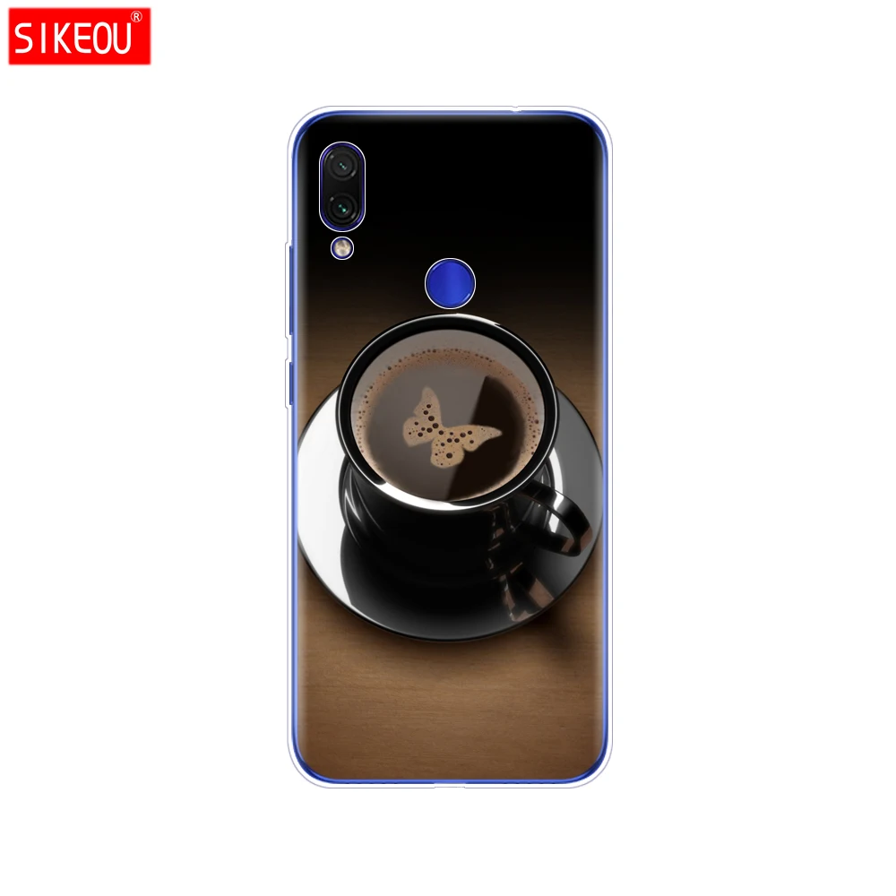 Чехол для Xiaomi Redmi Note 7 силиконовый мягкий чехол из ТПУ с рисунком 6 3 дюйма чехлы