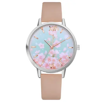 

Fashion Women Quartz Watchband Multicolor Color Leather Strap Watch Band Wristwatch Strap Analog Quartz Reloj femen