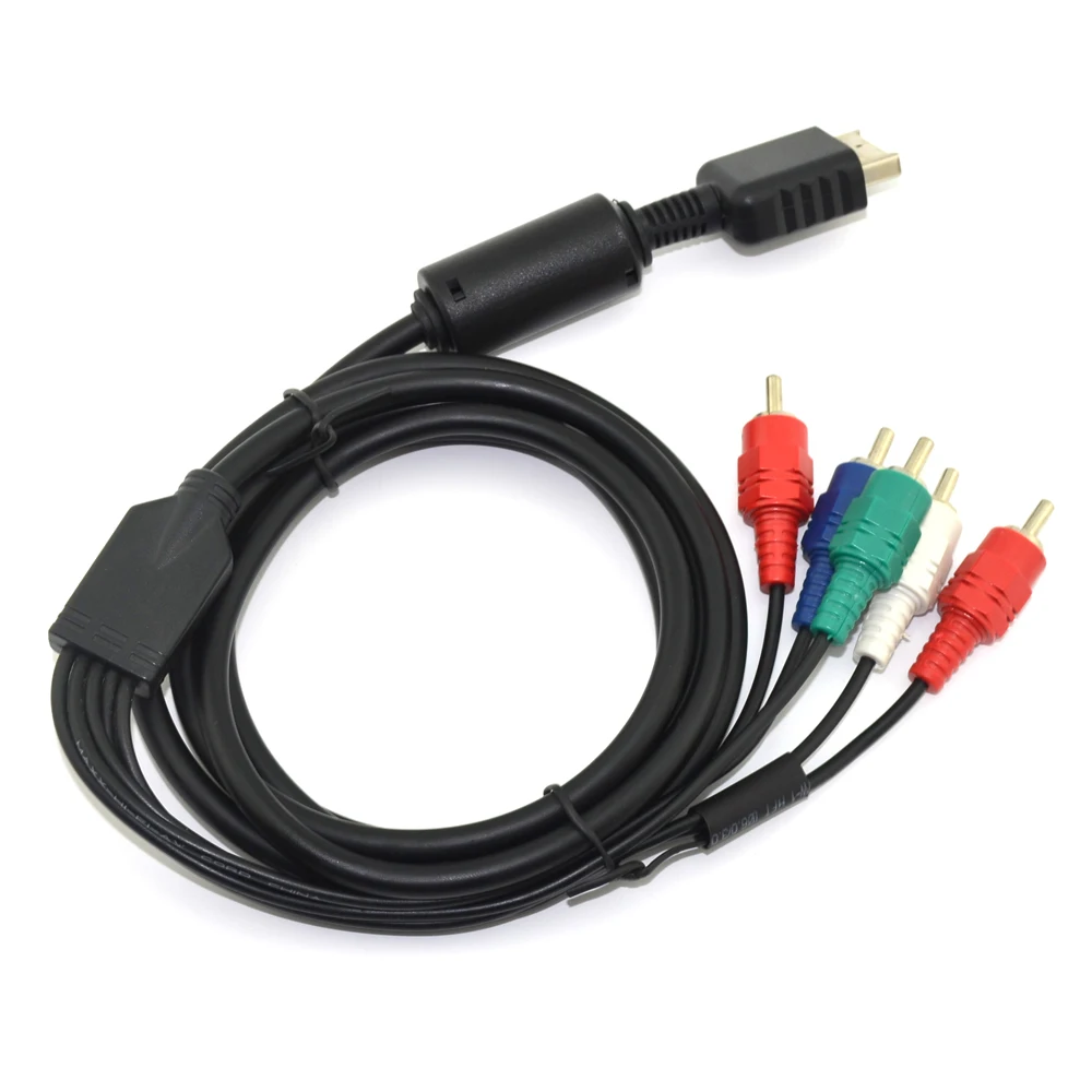  10 pcs Componente 5RCA cavo AV Audio Video HD TV Via Cavo Per Playstion 2 Per PS2 per PS3 Controlle