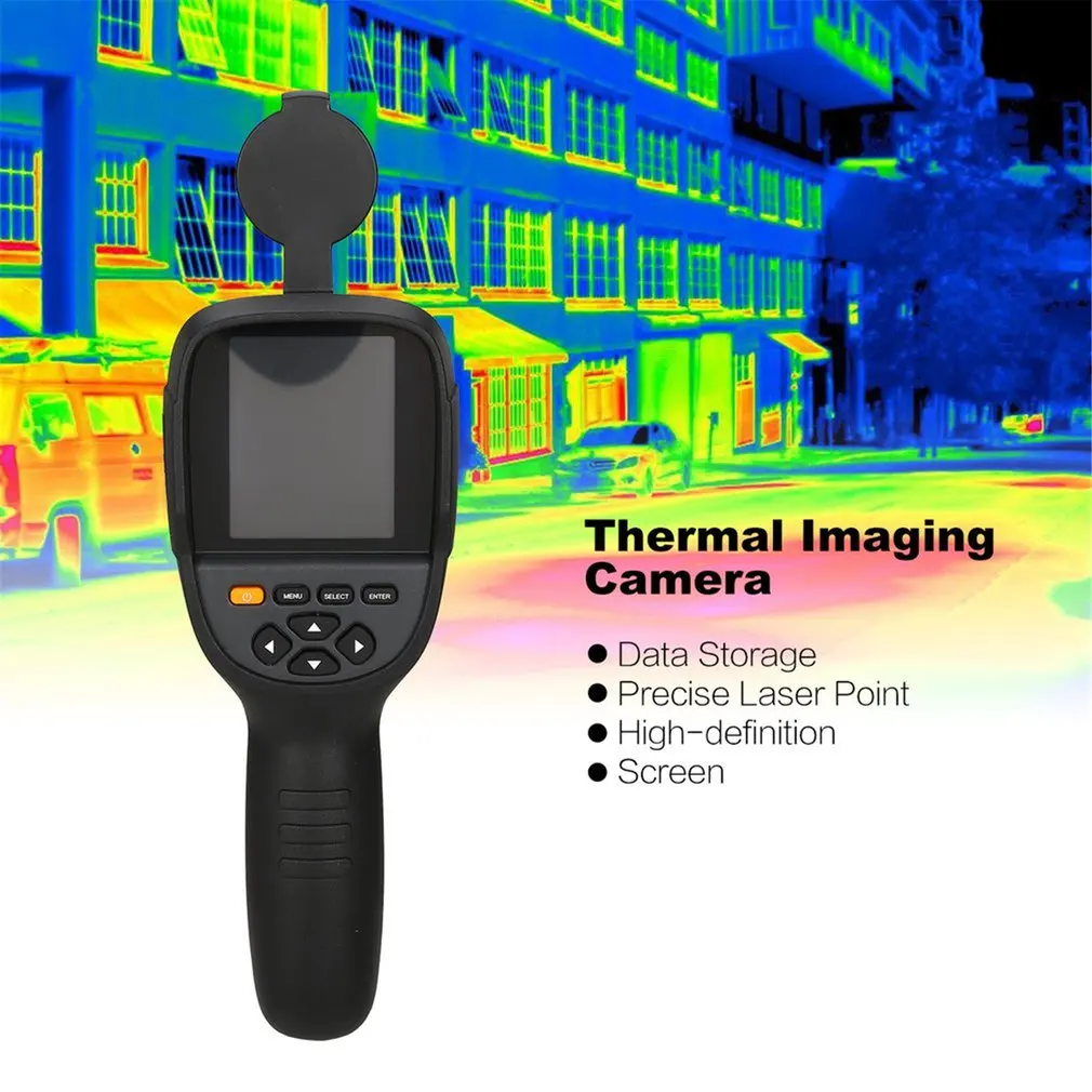 HT-19 ручной инфракрасный температурный тепловой ИК цифровой тепловизор детектор камера с хранением 320x240 Разрешение 3,2''