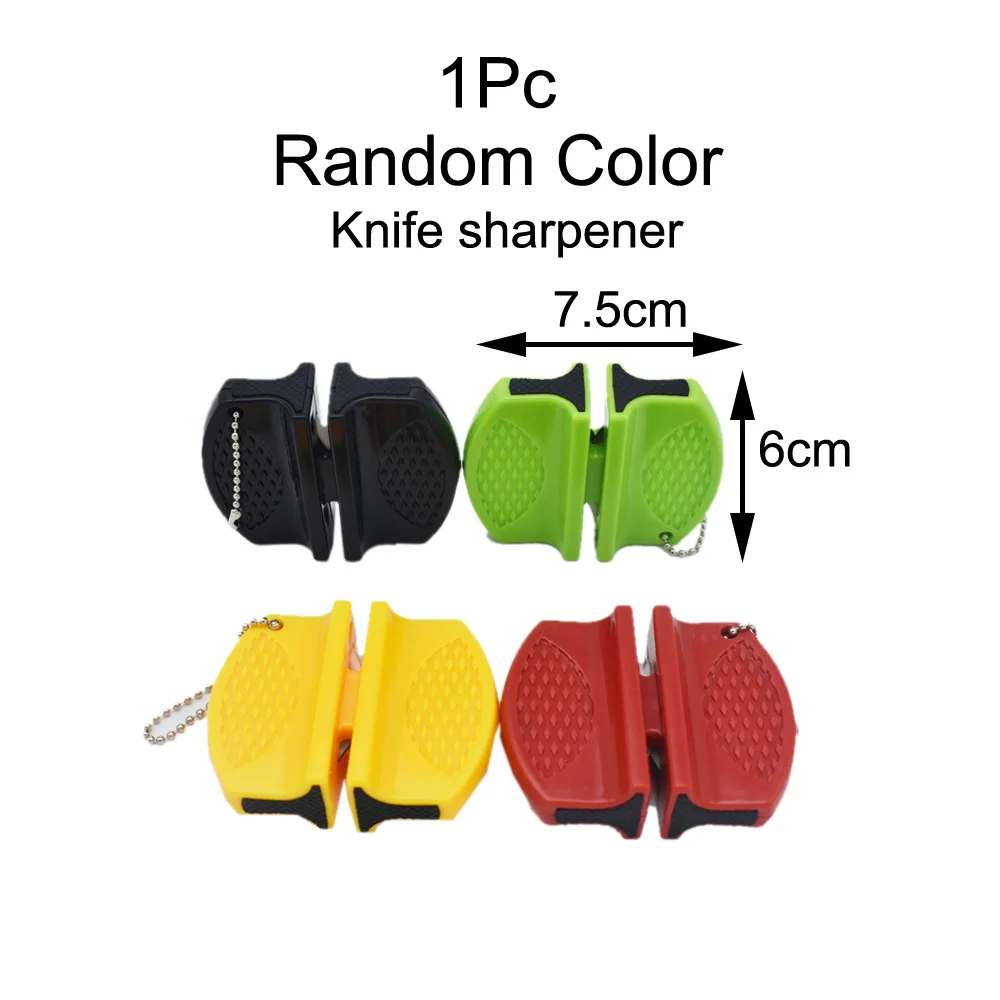 Mini Ceramic Rod Knife Sharpener Two stage Tungsten Portable Sharpening