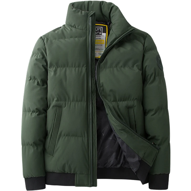 2020 Новая мода размера плюс зимняя куртка мужская теплая парка пальто зимние