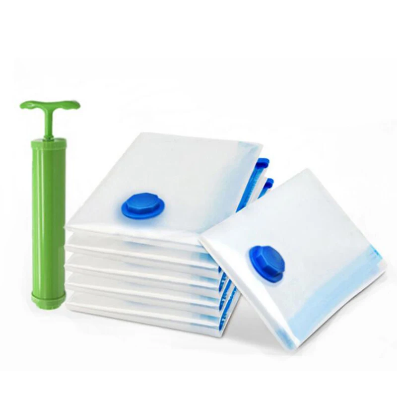 

Vacuum Bag Storage Home Organizer Transparent Border Foldable Clothes Organizer Seal Compressed travel Saving Space Bags Package