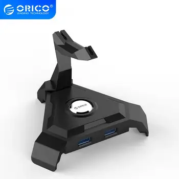 

ORICO USB 3.0 HUB Support 5V2.4A Charging With 12V Power Adapter OTG Data Splitter Mouse Cable Management For Laptop Accessories