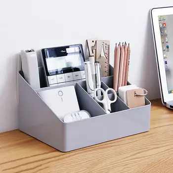 

Desk Makeup Organizer Cosmetic Storage Box Case Brush Lipstick Jewelry Holder