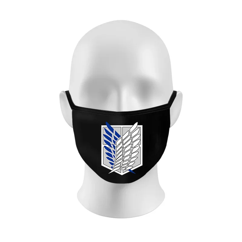 

Cosplay Attack on Titan Scout Legion Mask Red Cloud Mask Dustproof Anime Fashion Face Mask Halloween Unisex Accessories