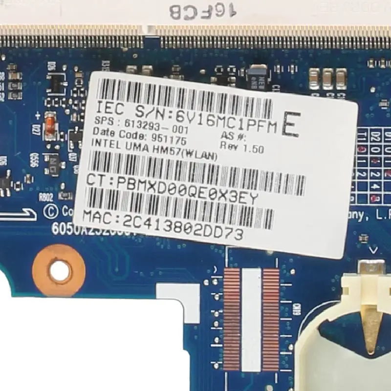 613293-001 613293-601 Laptop motherboard For HP Probook 6450B