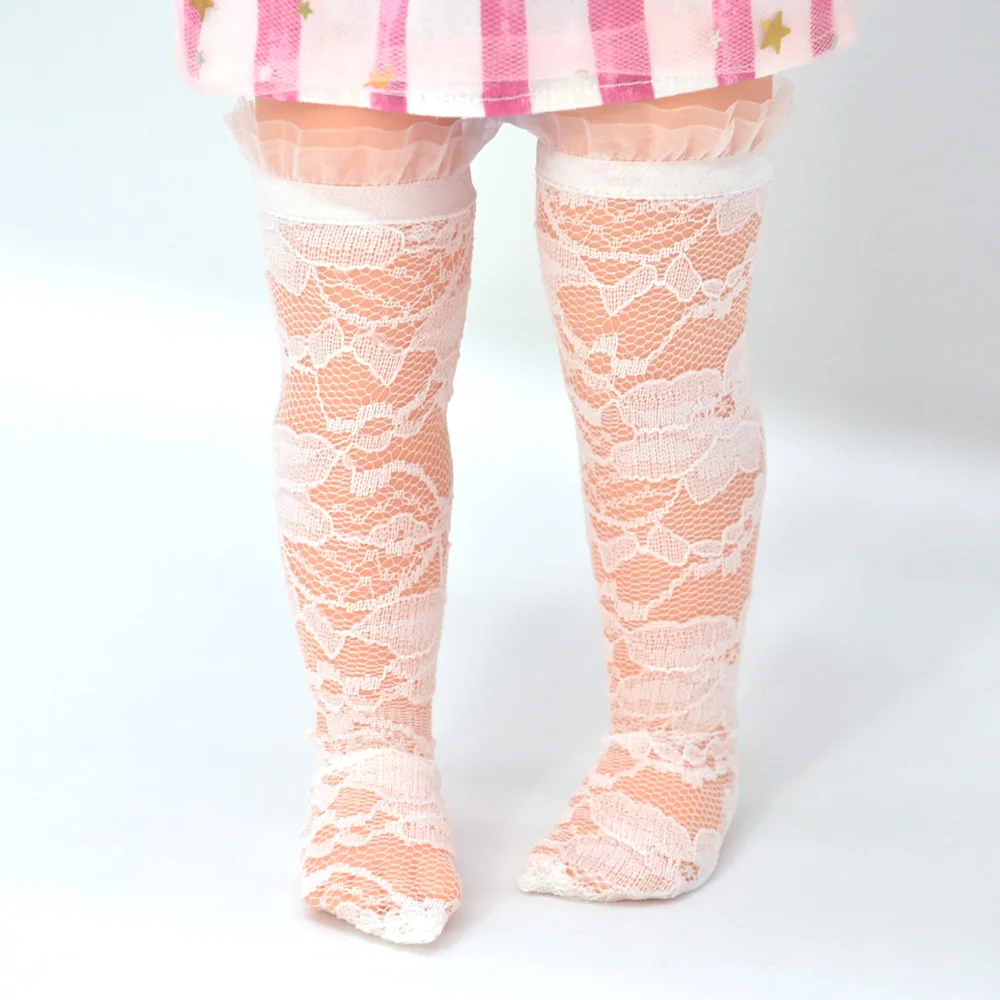 Doll Accessories Variety of color doll socks for 40cm dolls Girl's gift Fashion doll long leg stockings