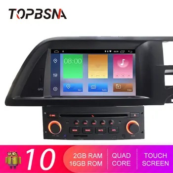 

TOPBSNA 1 Din Android 10 Car DVD Player For Citroen C5 Multimedia GPS Navigation Radio Mirror link WIFI Quad Cores GPS Navi RDS
