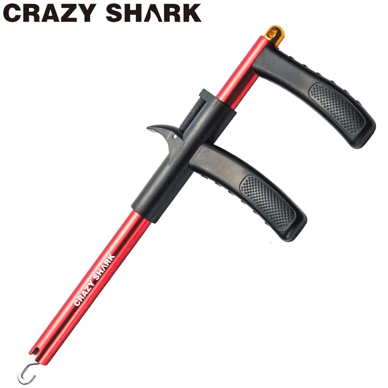 Алюминиевый крючок Crazy Shark для удаления рыболовных крючков, экстрактор, легкий крюк, съемник, переносные Товары для рыбалки 24,5 см