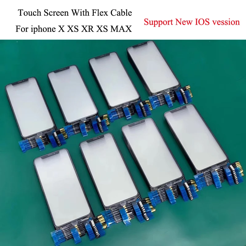 

Original Quality LCD Display Touch Screen Front Outer Glass Panel with Flex Cable For iPhone X XS XR XS MAX Replacement Parts