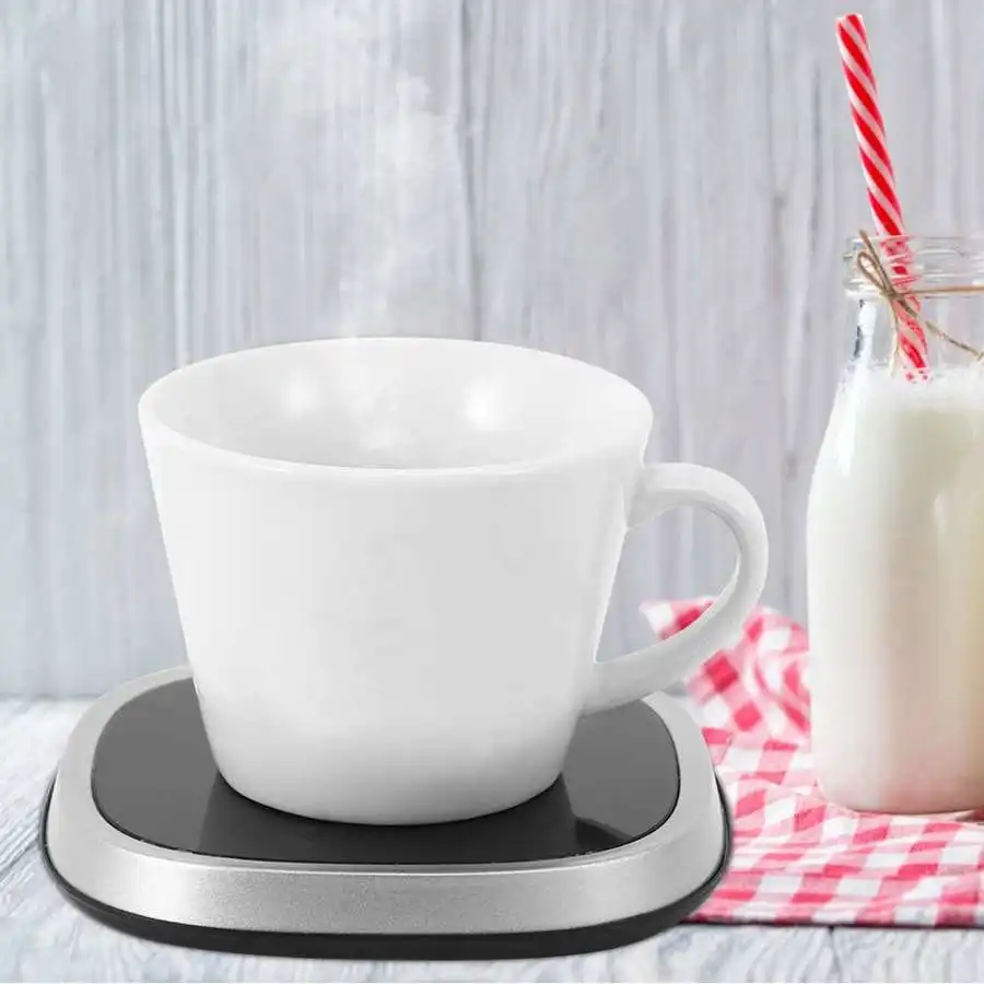 

Electric Coffee Mug Cup Warmer Kitchen Heating Mat Pad Plate for Office Home Desk Use CN 220V Household Coffee Warmer