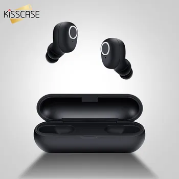 

KISSCASE Q1 TWS 5.0 Bluetooth Wireless Earphone Headphone 3D Stereo Sport Waterproof Earphones Earbuds With Dual Microphone