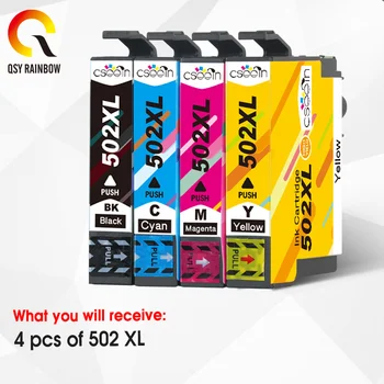 

T502 T502XL 4PCS Compatible ink cartridge for EPSON Expression Wrokforce wf-2865 wf-2860 WF2865 WF2860 inkjet Printers