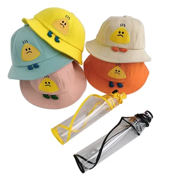 

Protective Hat Safety Helmet Cap Fisherman Hats Kids Baby Solid Cute 52CM