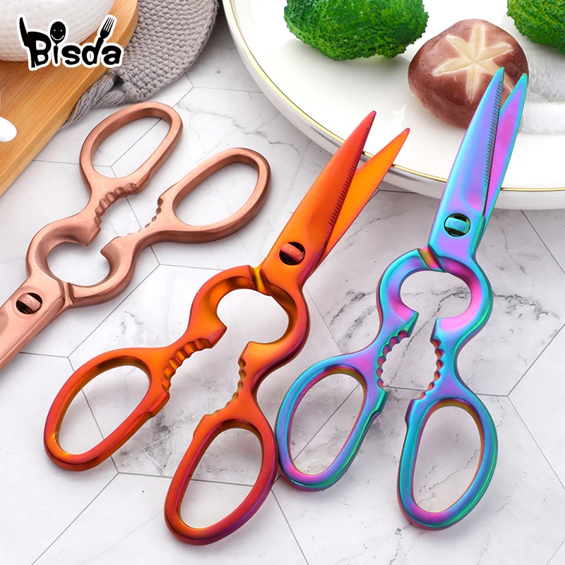 

Multi function kitchen Scissor Stainless Steel Poultry Scissor Heavy Duty Bone Cutter Nutcracker Bottle Opener Kitchen Tools