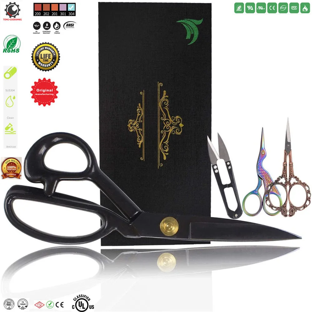 

Professional Dressmaking Scissors Stork Scissors Tailor Scissors Sharp Dressmaker Fabric Sewing Shears Scissor,Cloth Tailoring