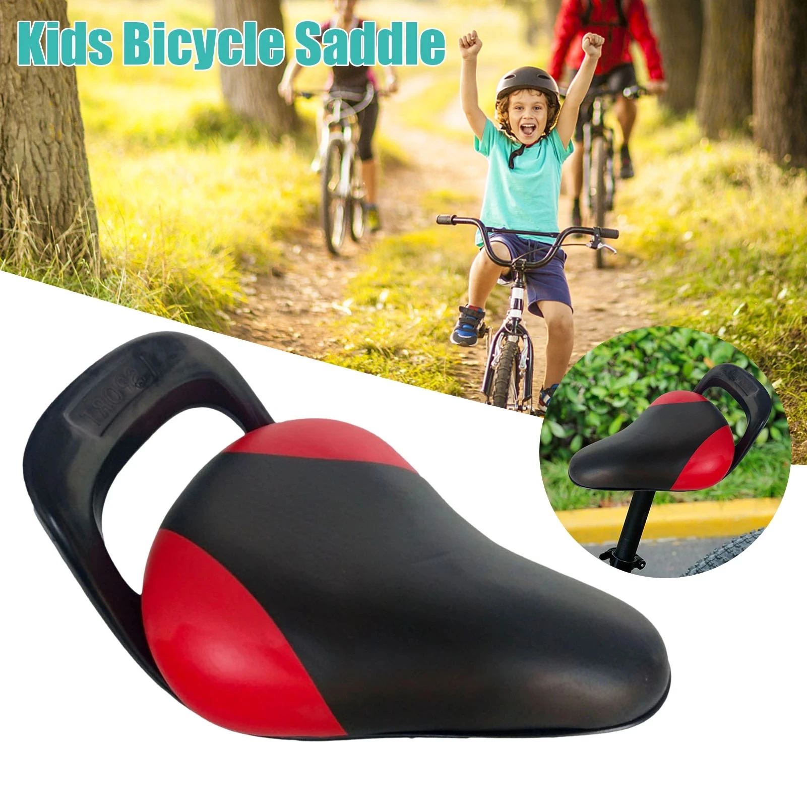 Children Kids Bike Bicycle Saddle Bicycle Seat Soft Cushion Comfort Pad