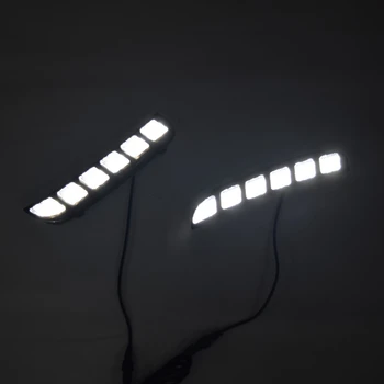 

LED CAR DRL 12V Daytime Running Light Daylight Fog Lamp with Turn Signal for Ford Explorer 2016 2017