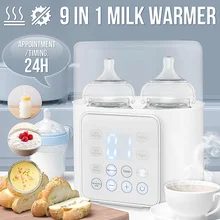 9 w 1 automatyczny inteligentny termostat butelka dla dziecka podgrzewacze butelka mleka dezynfekcja mikser do mleka elektryczne sterylizatory mleka tanie i dobre opinie CN (pochodzenie) MATERNITY W wieku 0-6m 7-12m 13-24m 25-36m 4-6y 7-12y Electric Bez BPA I27235 Podgrzewacze sterylizatory