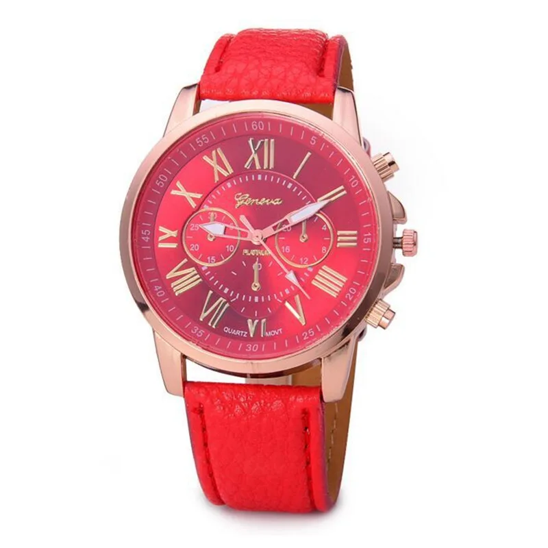 

Geneva STUDENT'S Watch Men's WOMEN'S Belt Quartz Fashion Trend Ladies' Watch Manufacturers