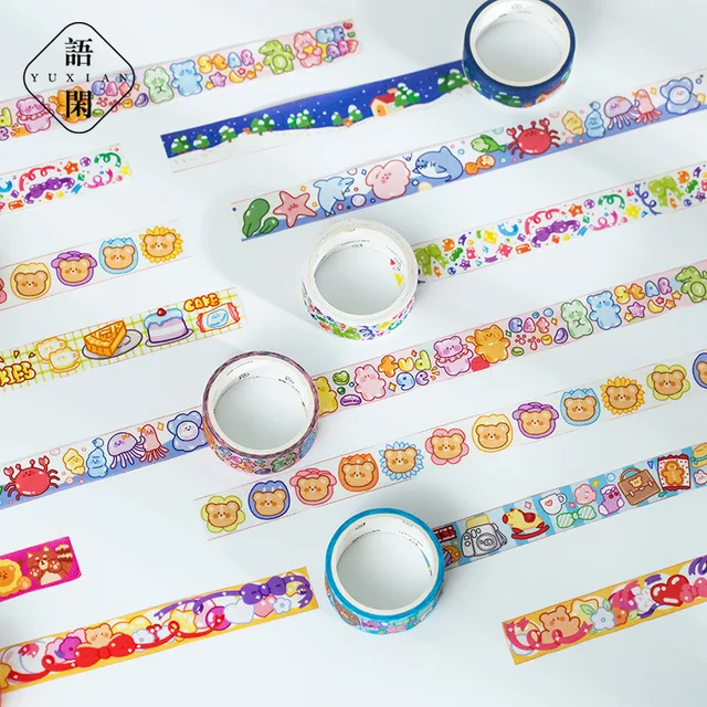 Kawaii Animals Washi Tape