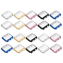 Ультра-тонкий полная защитная крышка для экрана ПК чехол для Apple Watch серии 1 2 38/42 мм