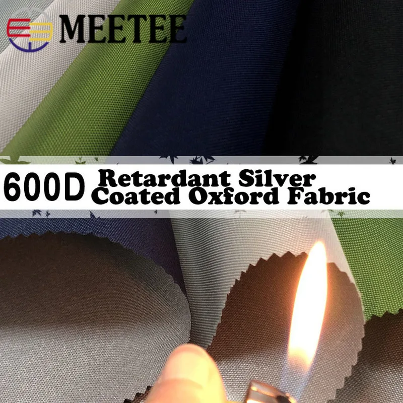 1 метр Meetee шириной 1,5 м 600D замедлитель с серебряным покрытием ткань Оксфорд Diy открытый складной гараж палатка ткань водонепроницаемая ткань RC634