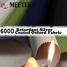 1 метр Meetee шириной 1,5 м 600D замедлитель с серебряным покрытием ткань Оксфорд Diy открытый складной гараж палатка ткань водонепроницаемая ткань RC634