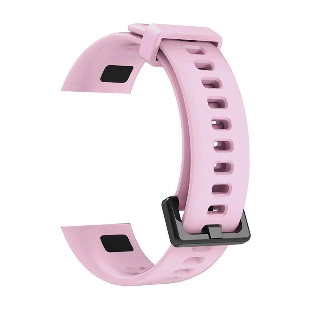 Suitable for Huawei 4 Smart Bracelet Pure Color Silicone Strap Soft Sports Silicone Strap Replacement Wrist Band Watch Band 