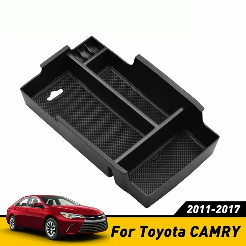 ABS хранения центральной консоли подлокотник салона автомобиля для Toyota Camry 2011-17 Органайзер держатель