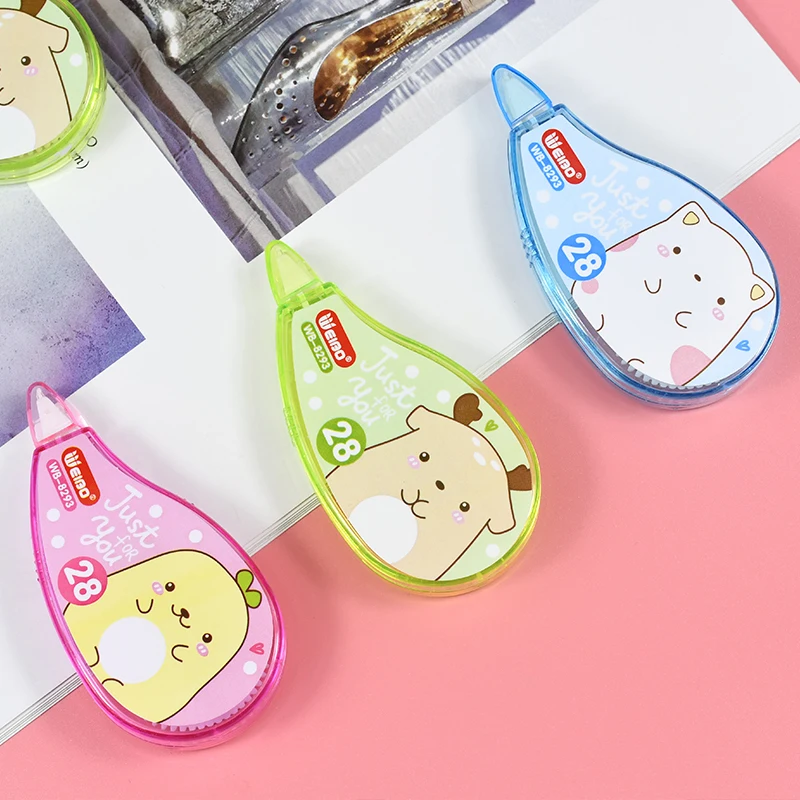 8293Kawaii 2 шт. коррекционная лента белый корректор школьные поставки офисные