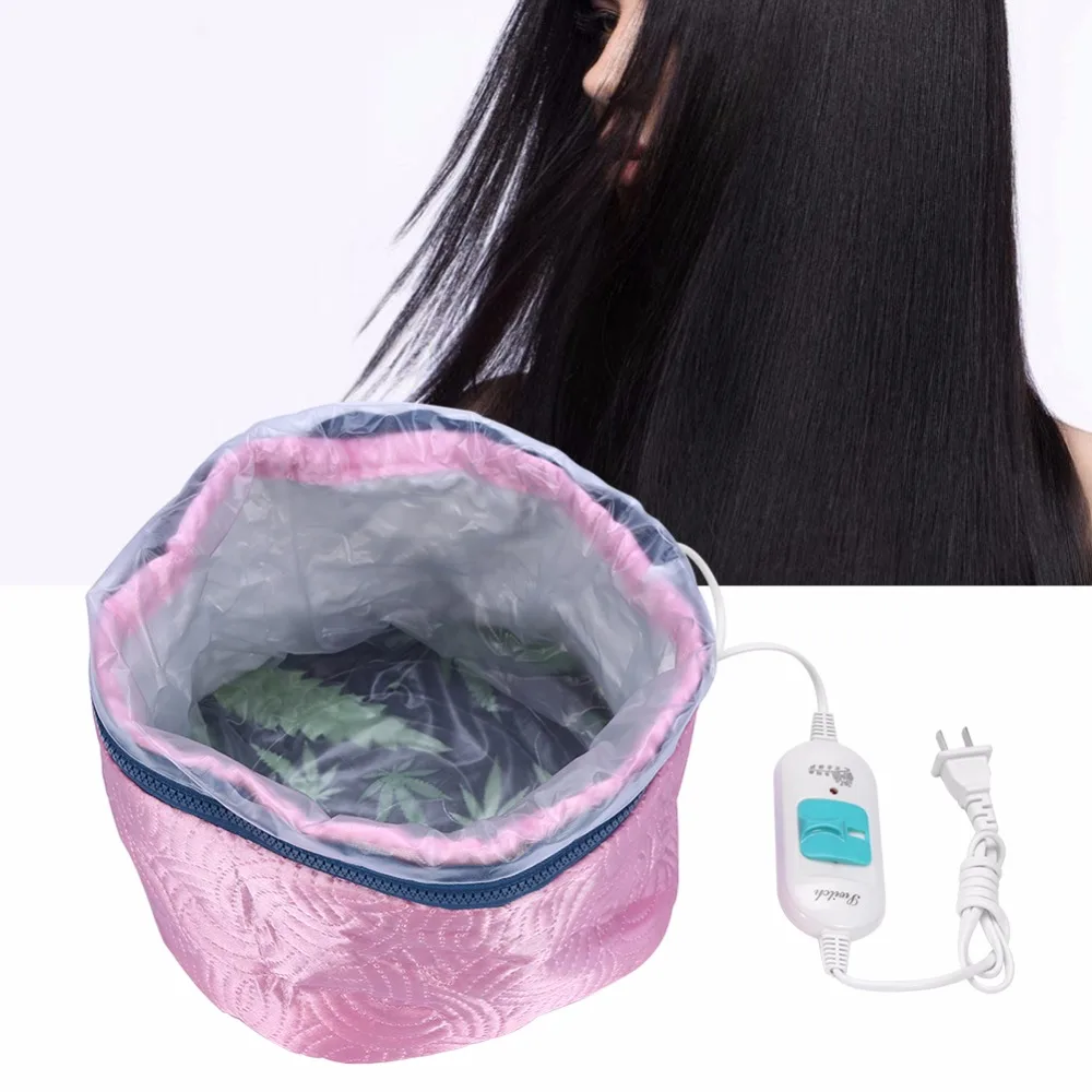 

Hair Mask Baking Oil Cap Thermal Treatment Heating Cap Temperature Controlling Protection Electric Hair Steamer Mask Cap220V