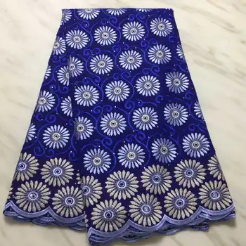 

2019 African Lace Fabric High Quality Swiss French Nigerian Pure cotton Net Lace Fabrics pink Apply to Party Wedding Dress