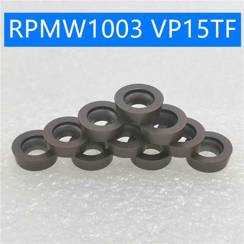 

100PCS RPMW1003MO VP15TF Carbide Insert Turning Tool RPMW 1003MO RPMW1003 VP15TF