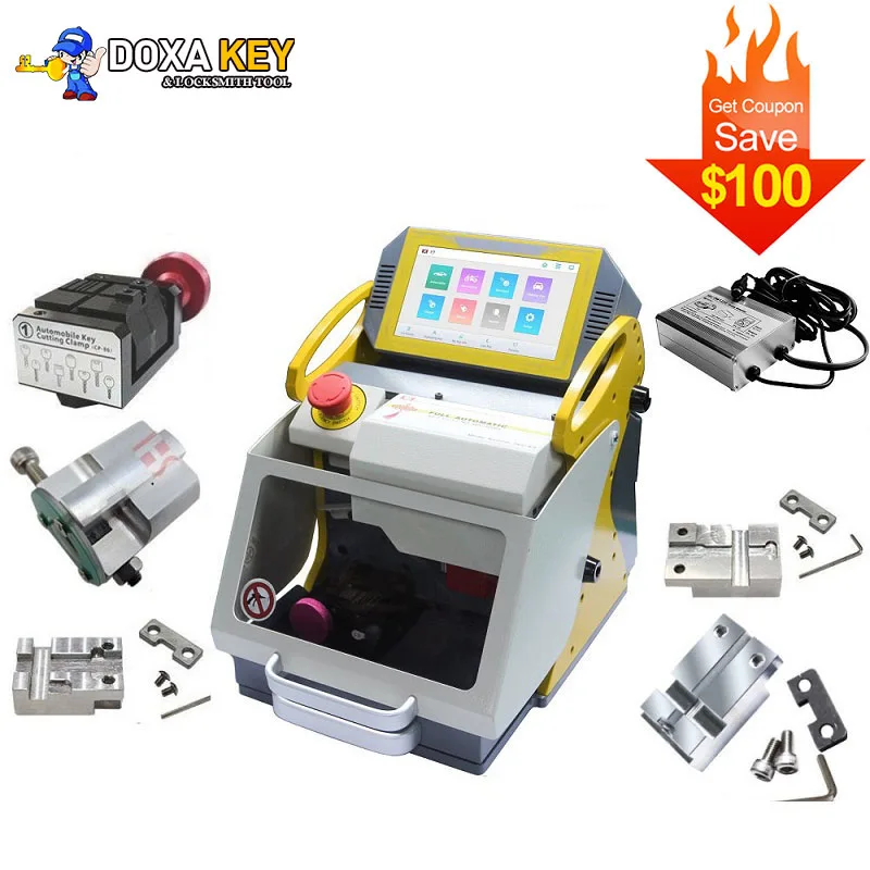 Smartest SEC-E9 Portable Fully Automatic Key Cutting Machine Car Copy 2021 | Инструменты