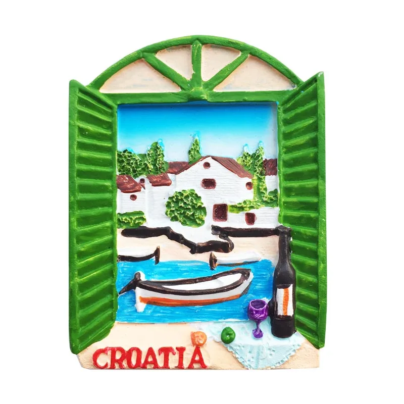 Europe Croatia Amorous Feelings Fridge Magnets Tourist Souvenirs Crafts Refrigerator magnet Decoration Articles Handicraft Gifts magnetic fridge magnets refrigerator decor