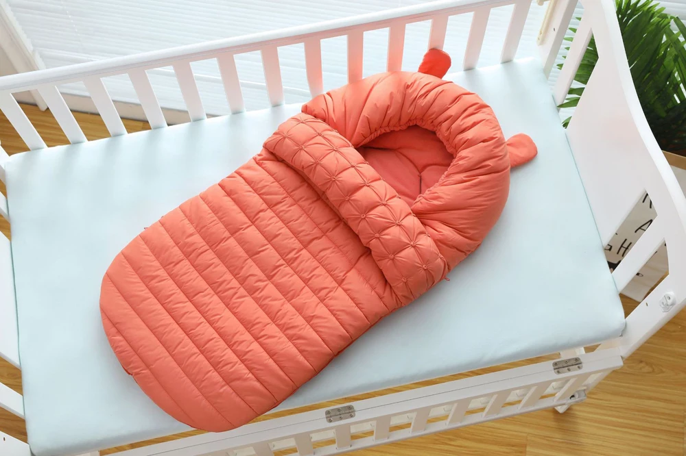 Baby Sleeping Bag Winter Envelope For Newborns Extract Envelope for Discharge Sleep Thermal Sack Cotton Kid In Baby Cart Blanket (10)