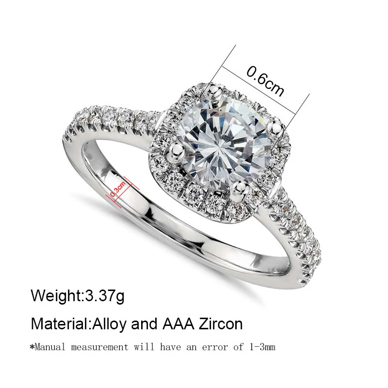 Новинка, модные дизайнерские обручальные кольца с кристаллами, горячая Распродажа, кольца для женщин, AAA белый циркон, кубические элегантные кольца, женские украшения для свадьбы