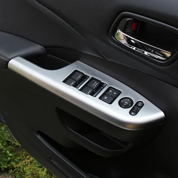 

ABS Chrome FOR HONDA CRV CR-V Car Interior Door Window Switch Panel Molding Trim Cover