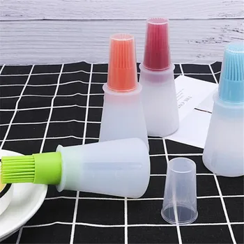 

Baking Tool Flat Bottom Brush Bottle Home Oil Storage Bottle Organizer BBQ Accessories