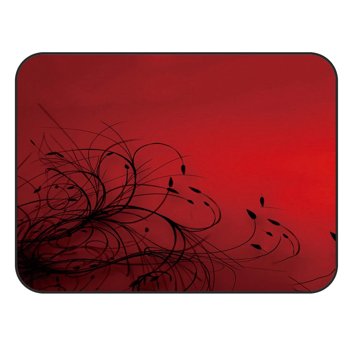 CHARMHOME мягкий ковер Противоскользящий коврик простой красно-черный градиент Абстрактный Цветочный ковер для гостиной коврик для домашнего декора