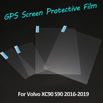 

For Volvo xc90 s90 HD Clear Car GPS Navigation Screen Toughened Film Tempered Glass Protective Film 2015 2016 2017