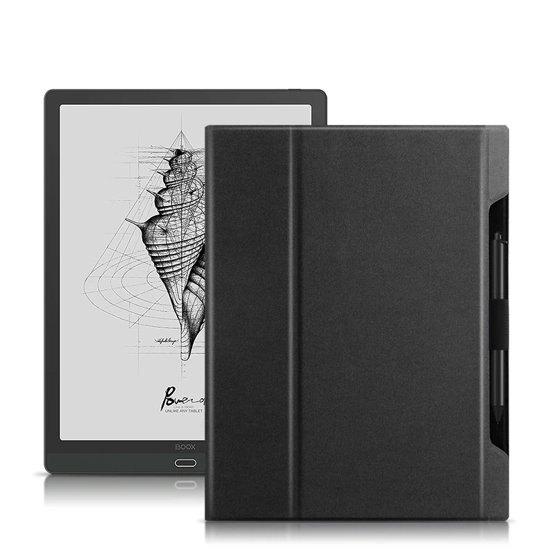 Capa de Couro para Onyx Boox Max 13.3 Capa Protetora para Ebook com Capa Magnética